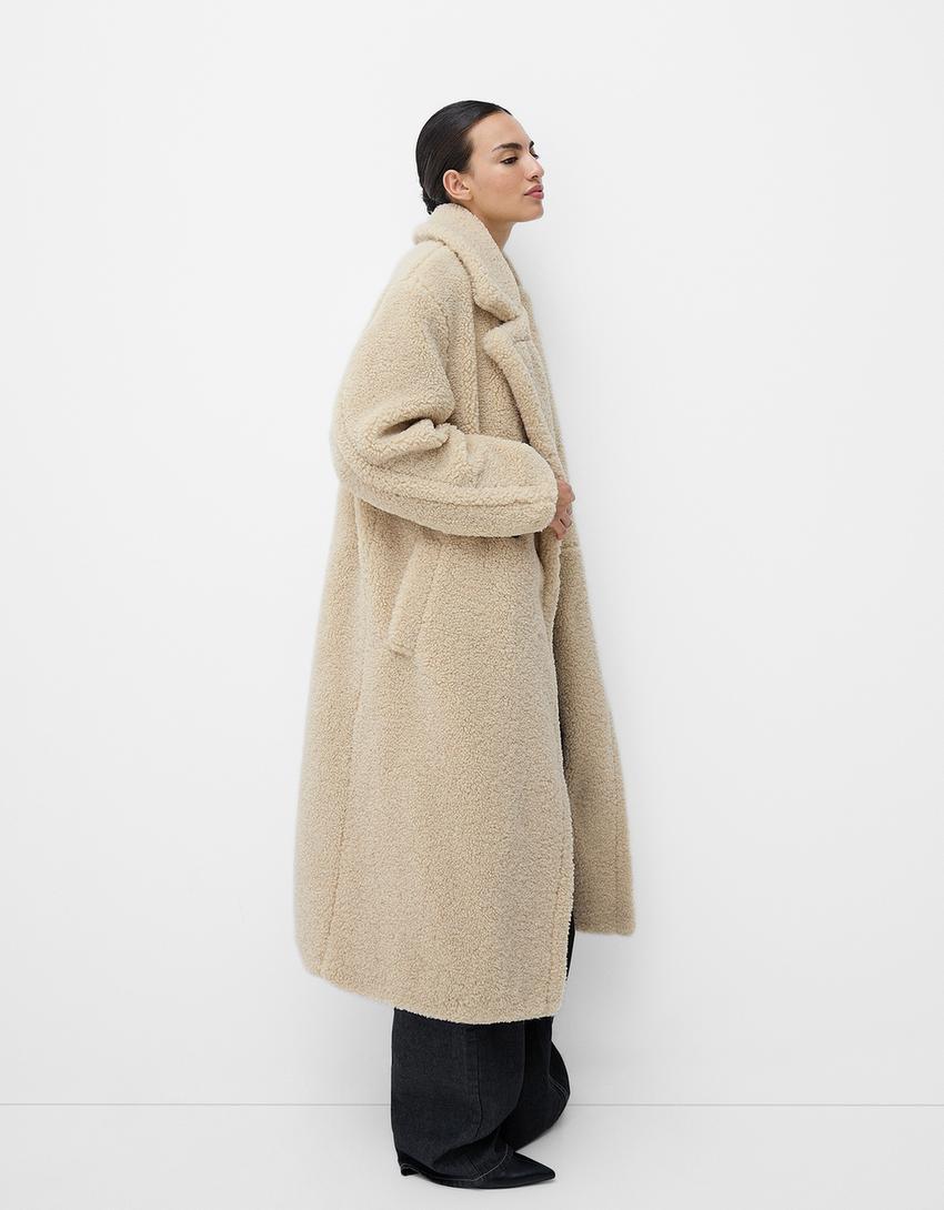 Mathilde | Oversize Teddyjakke til Vinteren