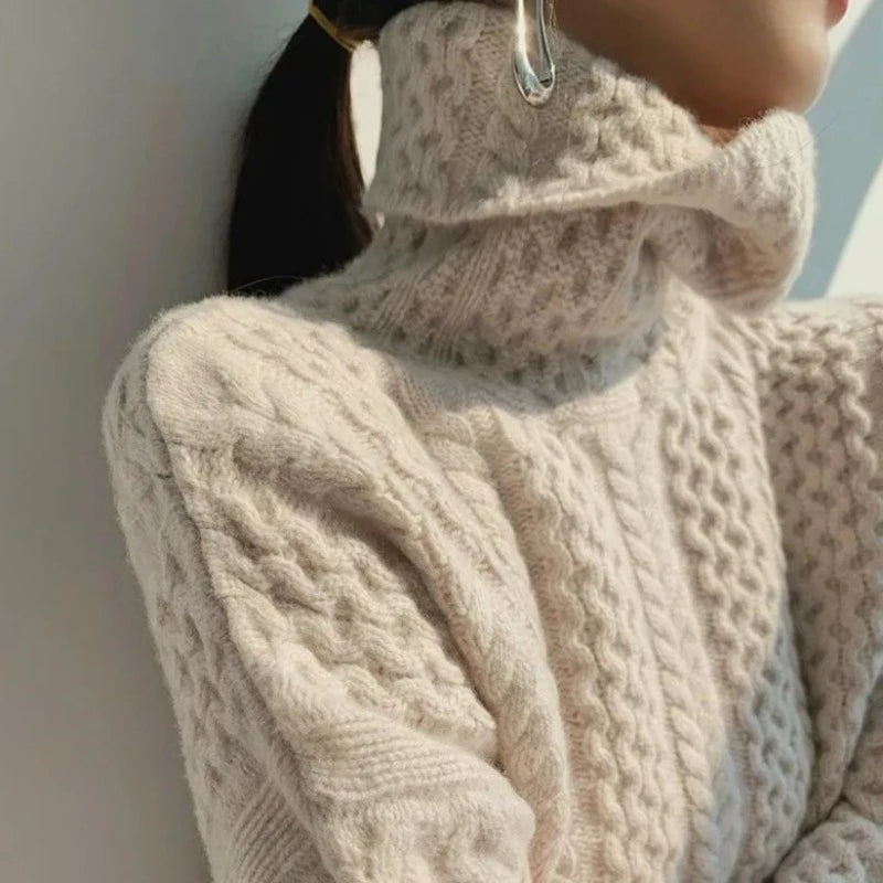 Bodil | Varm Kvinders Rullekrave Sweater til Vinter