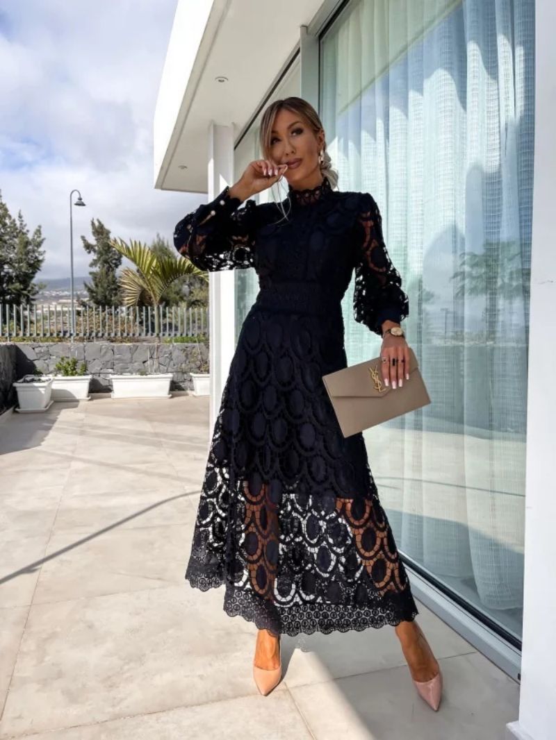 Juna | Elegant Lang Blondekjole