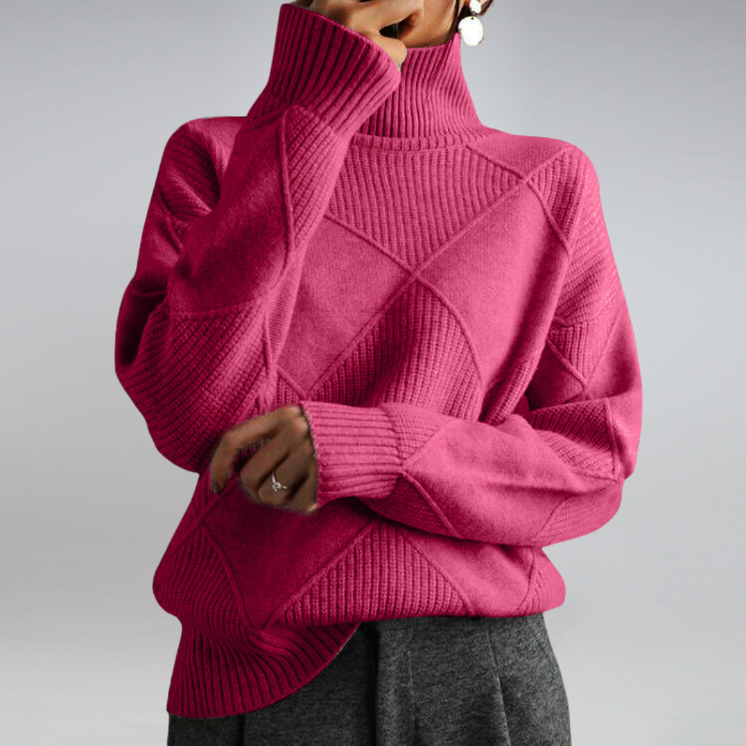 Rebekka | Blød Dame Cashmere Rullekrave til Vinter
