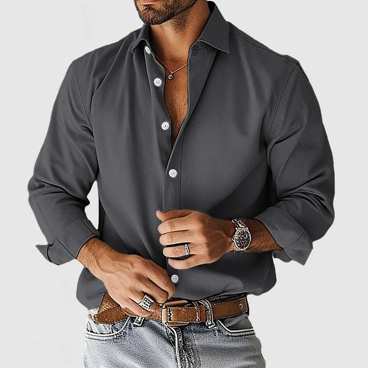 Hugo | Klassisk Skjorte med Knapper Stilet Look