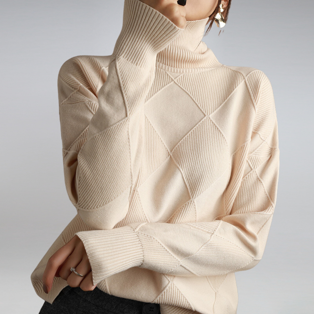 Rebekka | Blød Dame Cashmere Rullekrave til Vinter