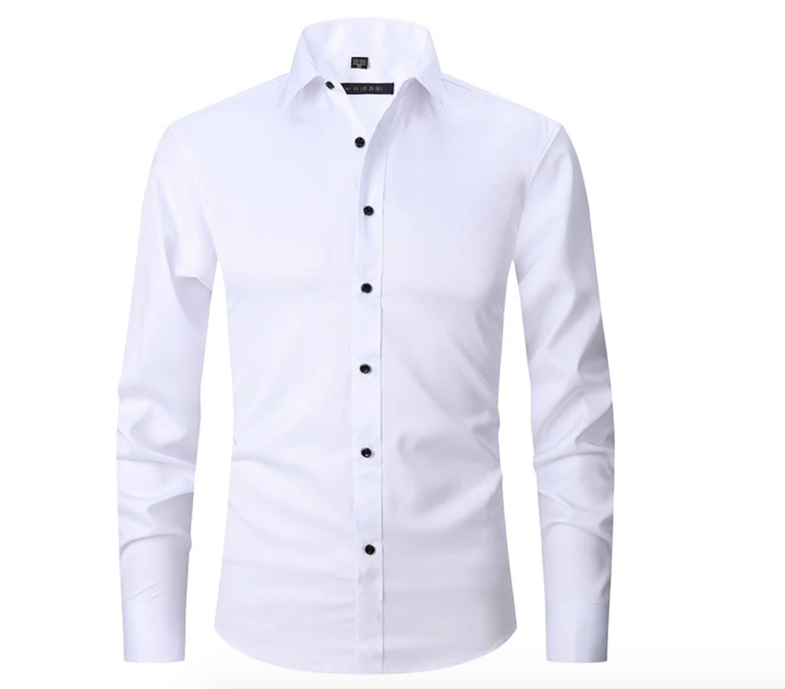 Slim Fit Skjorte med Stræk