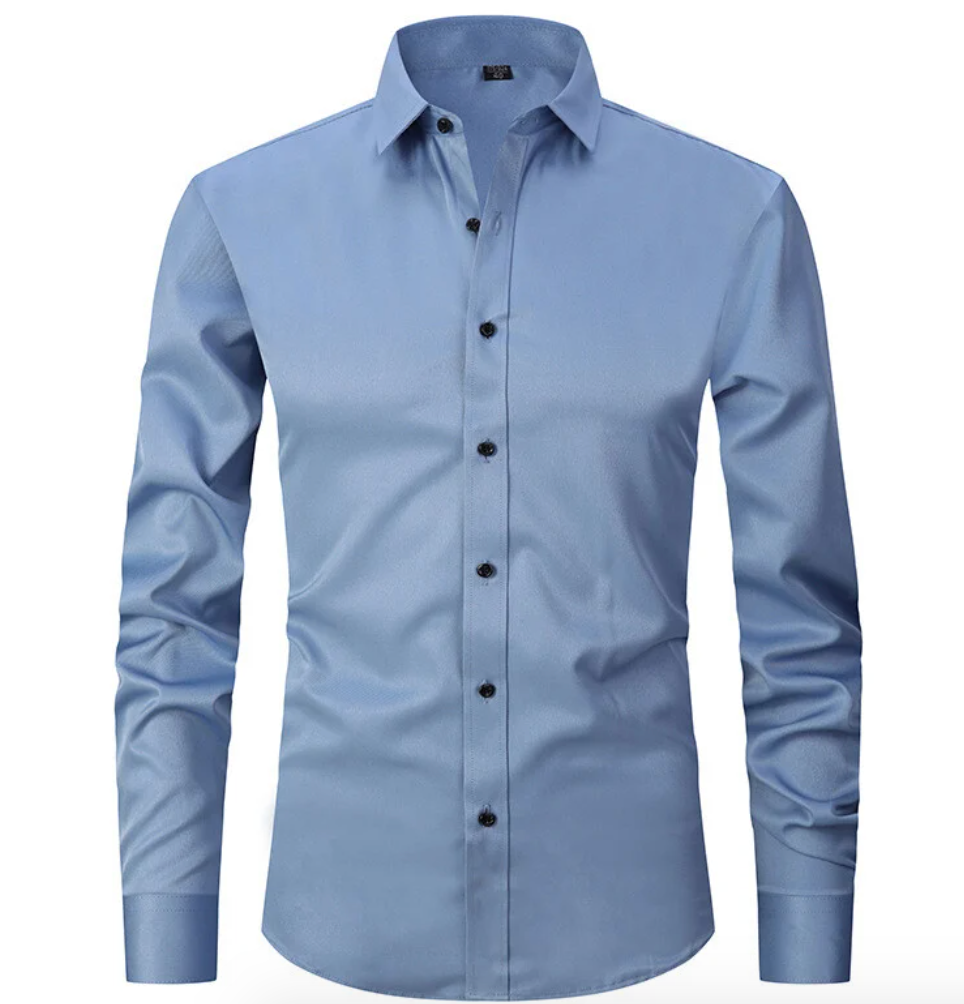 Slim Fit Skjorte med Stræk