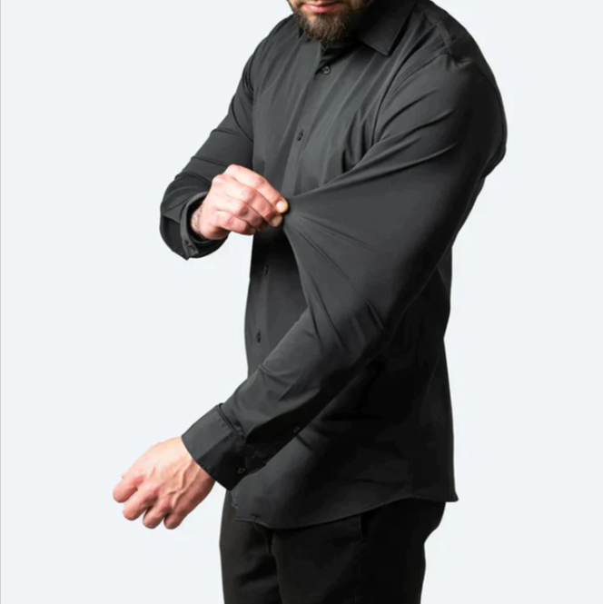 Slim Fit Skjorte med Stræk
