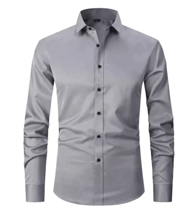 Slim Fit Skjorte med Stræk