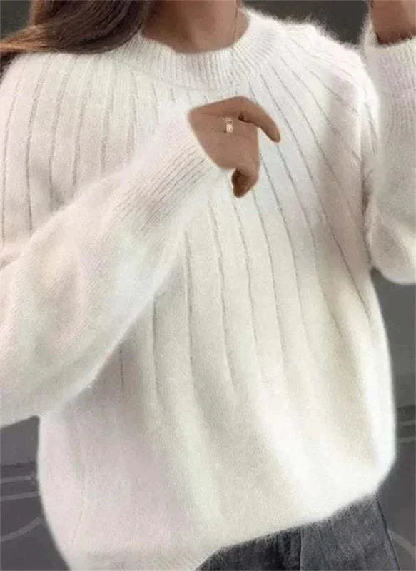 Grethe | Luksuriøs Dame Cashmere Sweater til Vinter
