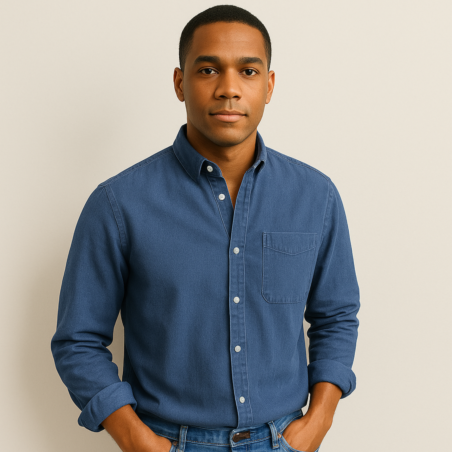 Fynn | Casual Skjorte med Let Komfort