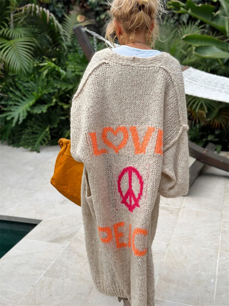 Camilla | Elegant Lang Cardigan til Kvinder