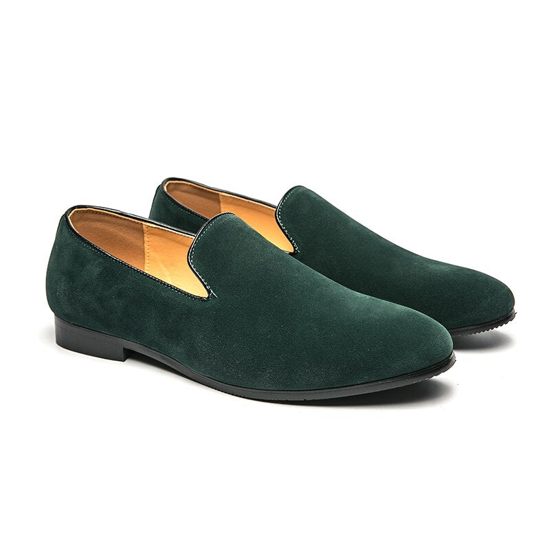 Oscar | Suede Slip-On Loafers