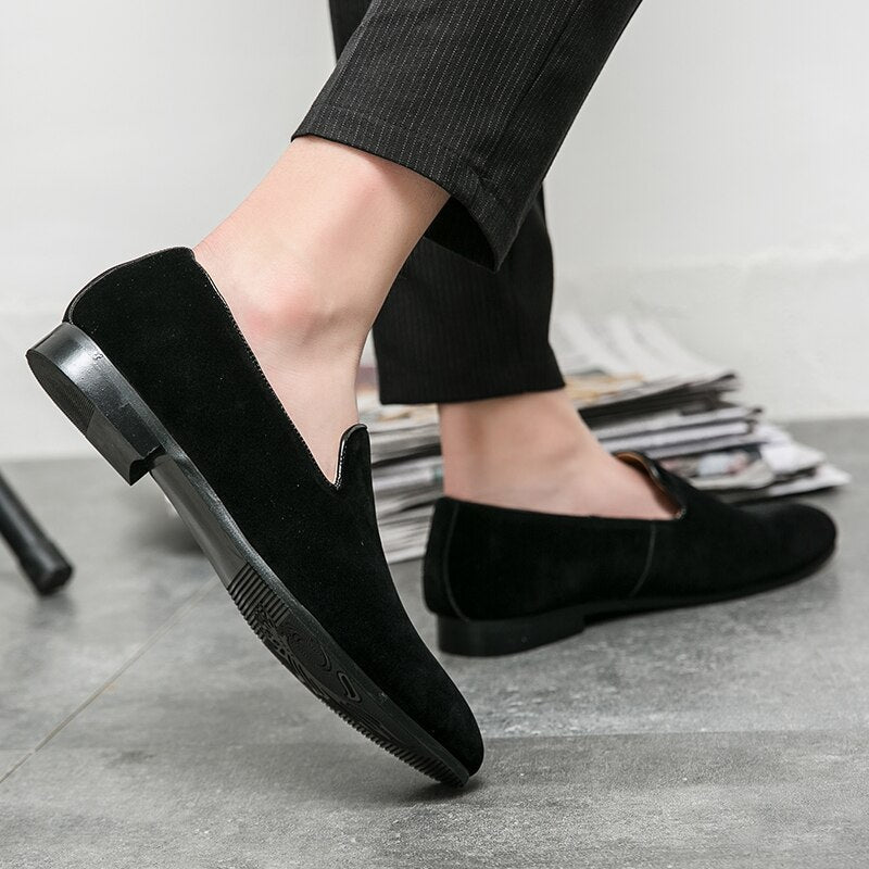 Oscar | Suede Slip-On Loafers