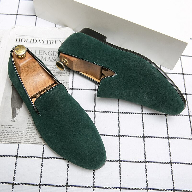 Oscar | Suede Slip-On Loafers
