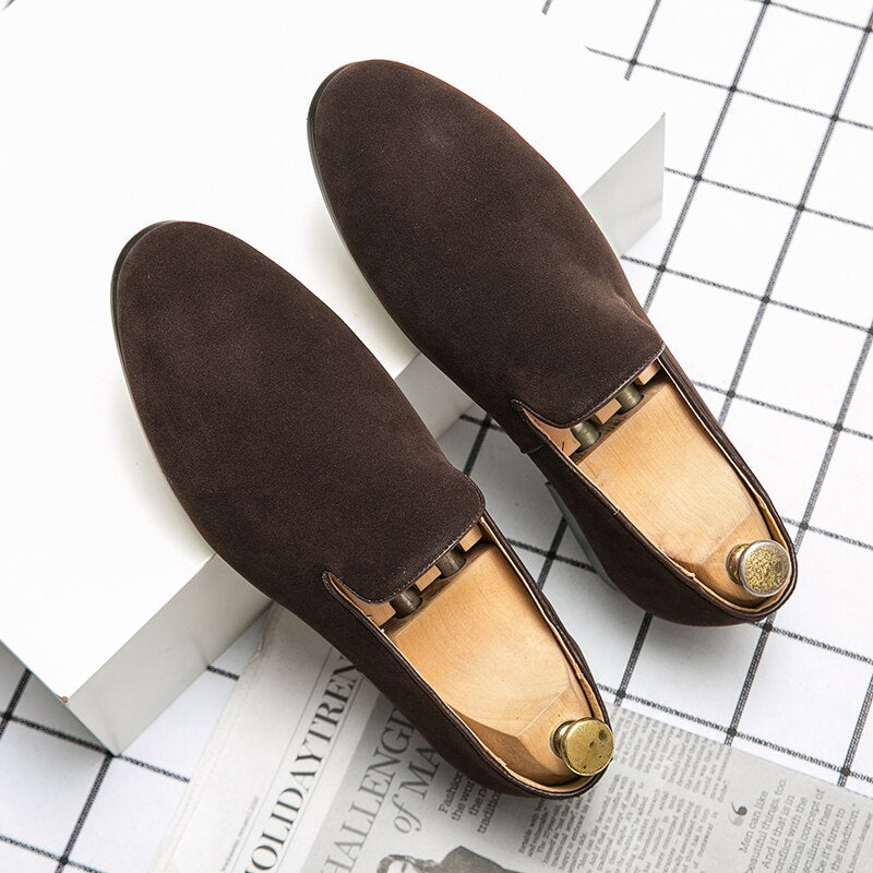 Oscar | Suede Slip-On Loafers