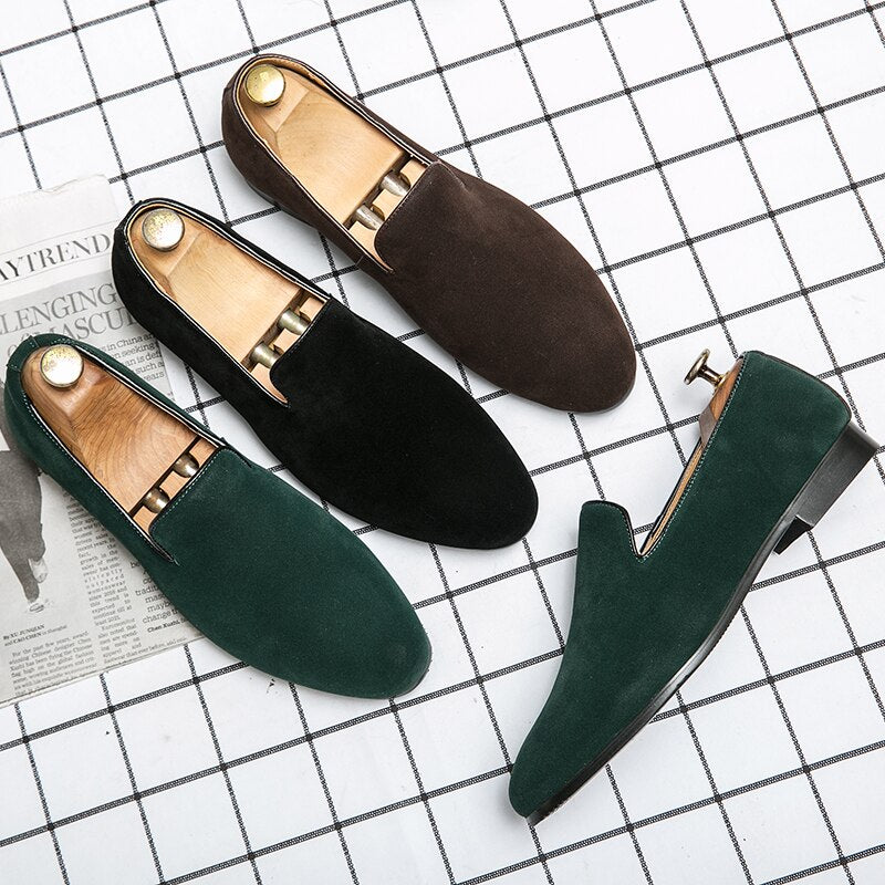 Oscar | Suede Slip-On Loafers