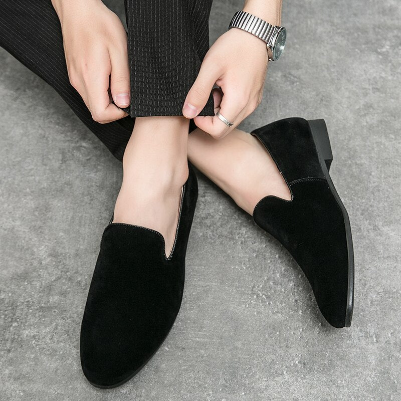 Oscar | Suede Slip-On Loafers