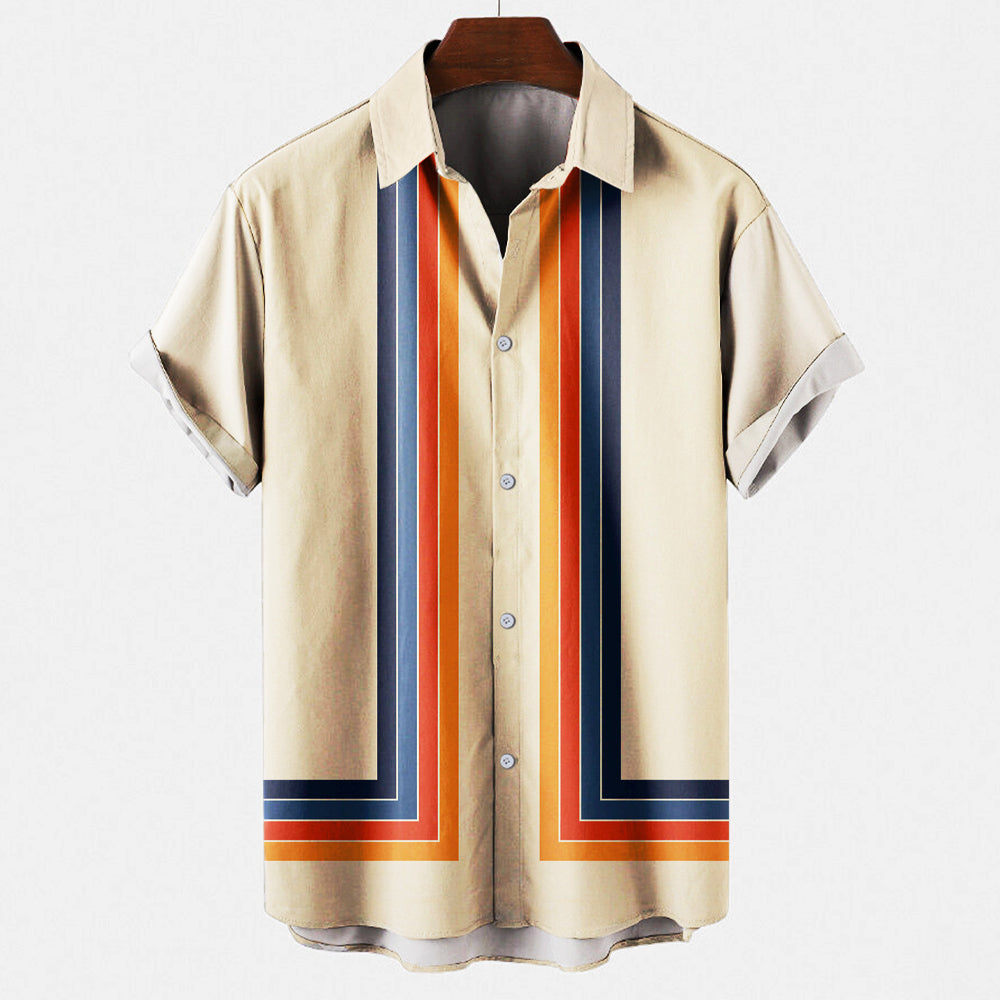 Mikkel - Retro skjorte med løs pasform