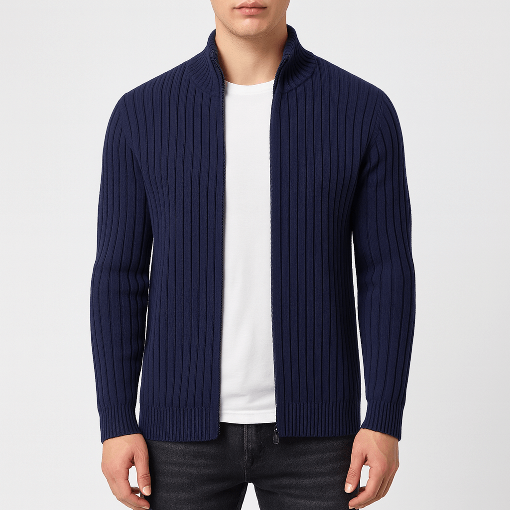 Simon | Klassisk cardigan trøje til mænd