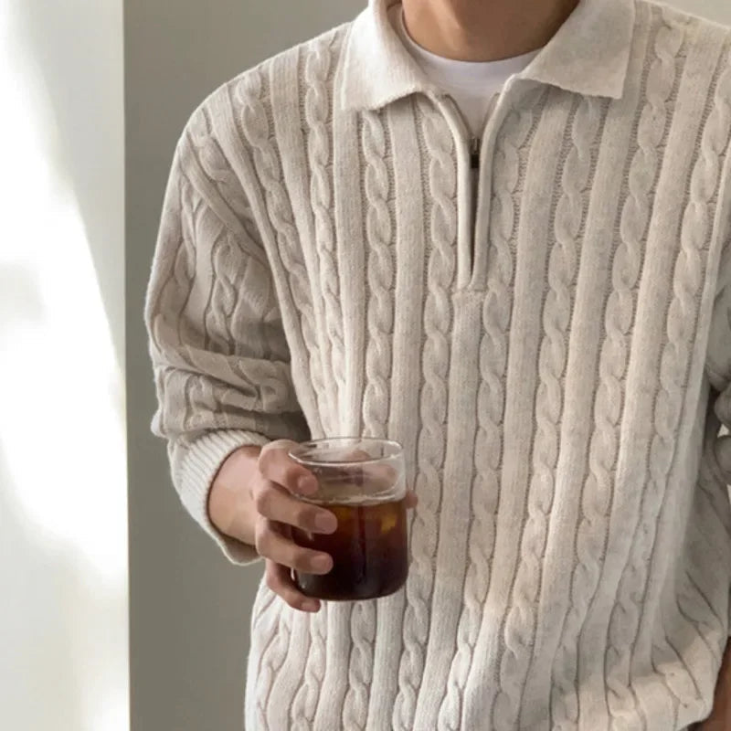 Jonas | Vintage strikket sweater til mænd