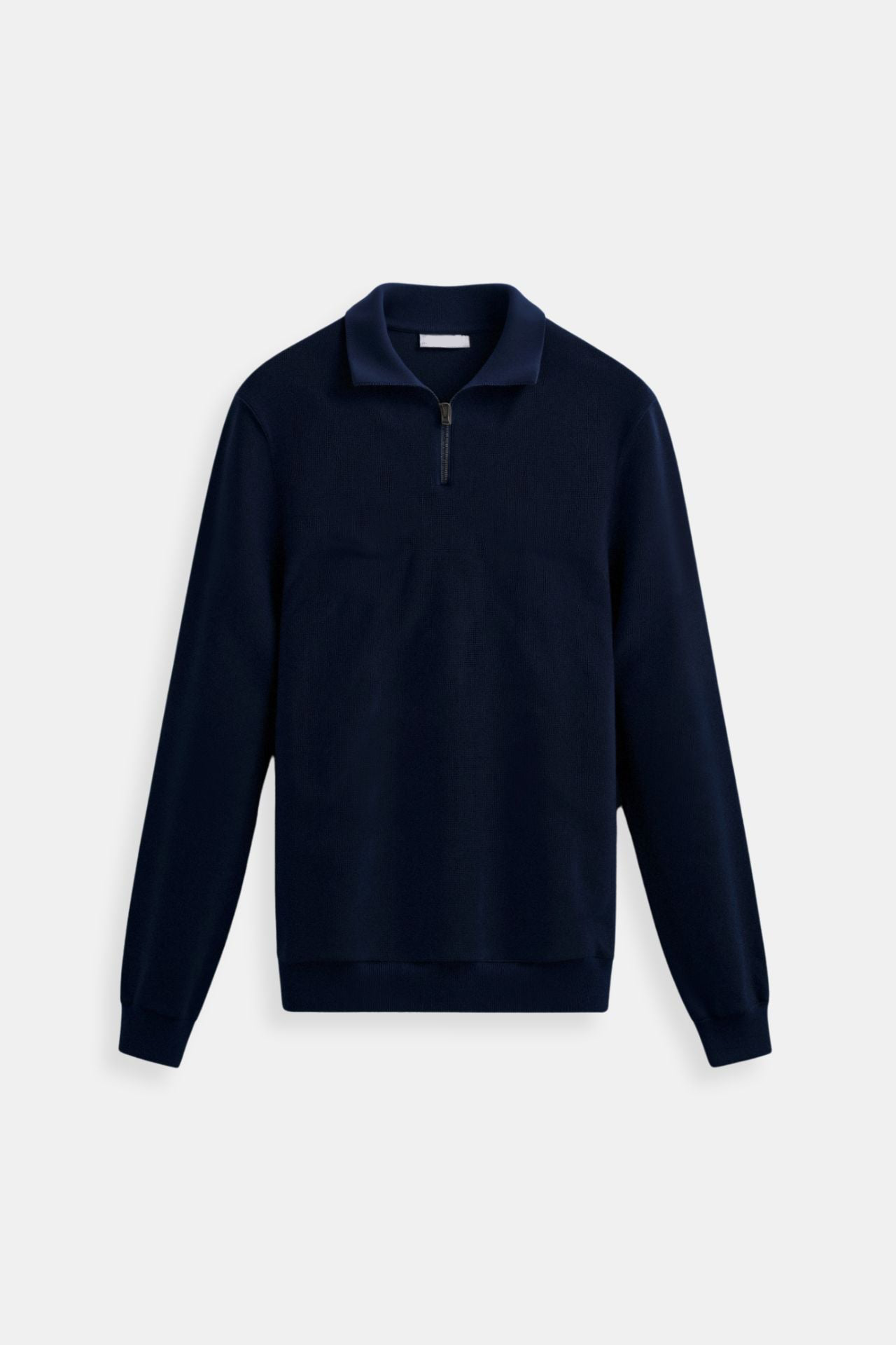 Oliver | Uld sweater med kvart lynlås til mænd