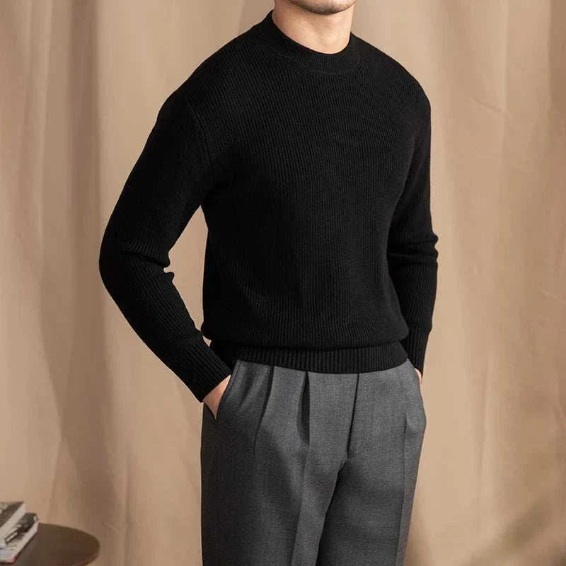 Henrik | Ribbet uld sweater til mænd