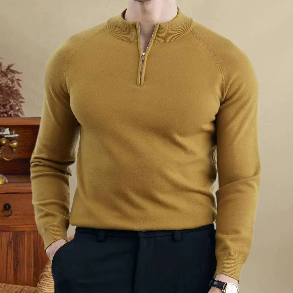 Rasmus | Uld sweater i slim-fit design til mænd