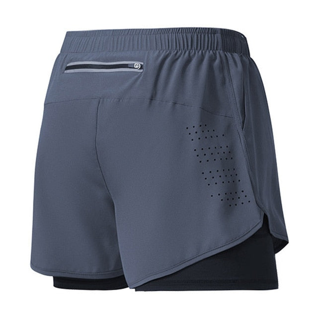 Løbeshorts med Lynlås