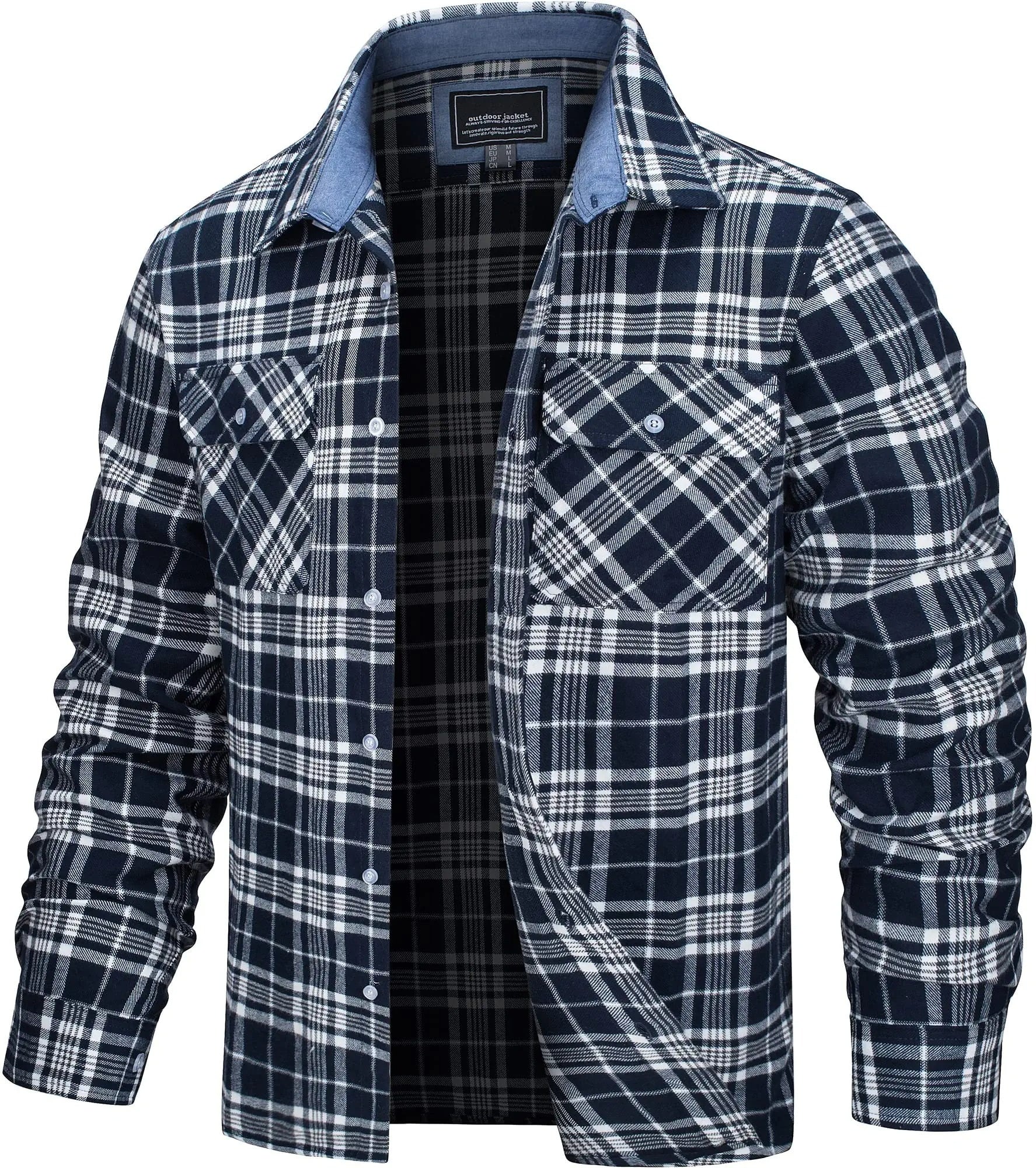 Søren - Bomuld Ternet Flannel Skovhugger T-shirt
