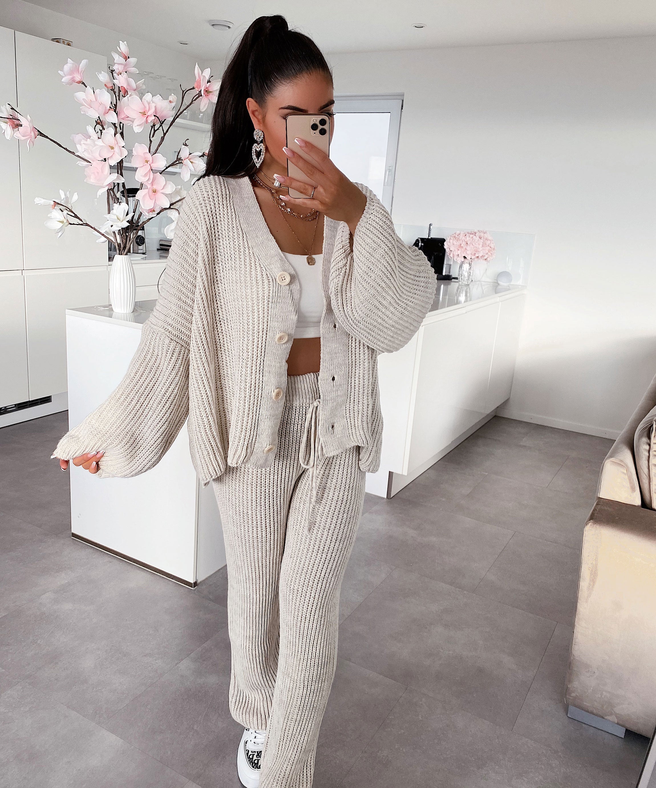 Kirsten | Sæt i Beige til Kvinder