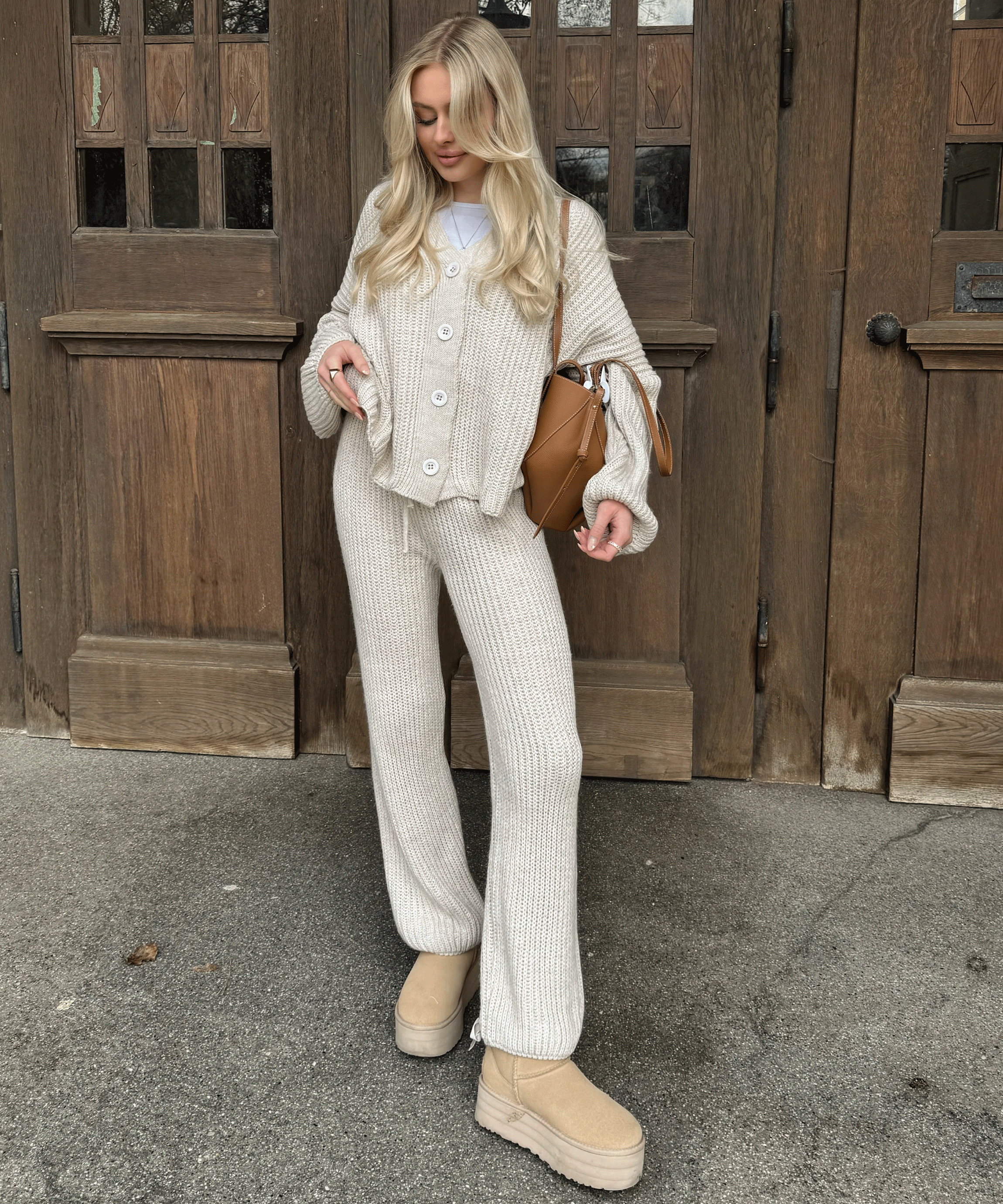 Kirsten | Sæt i Beige til Kvinder