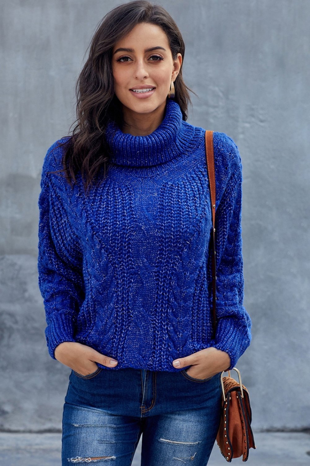 Dorthe | Vinter Rullekrave Sweater til Kvinder