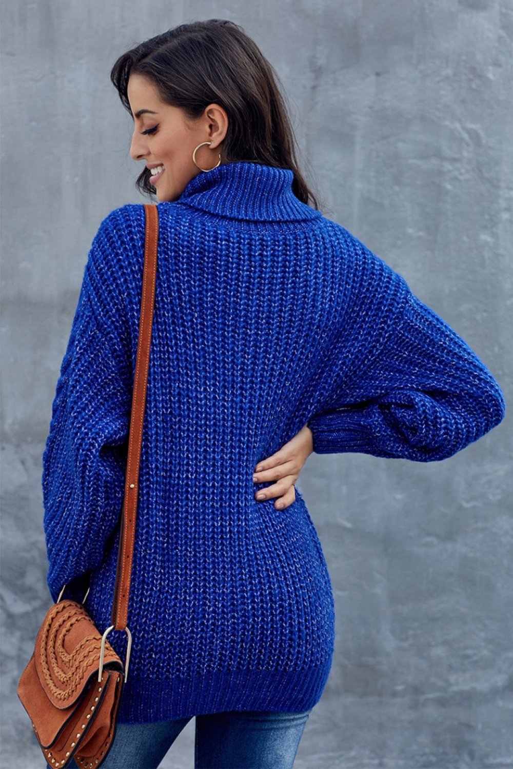 Dorthe | Vinter Rullekrave Sweater til Kvinder