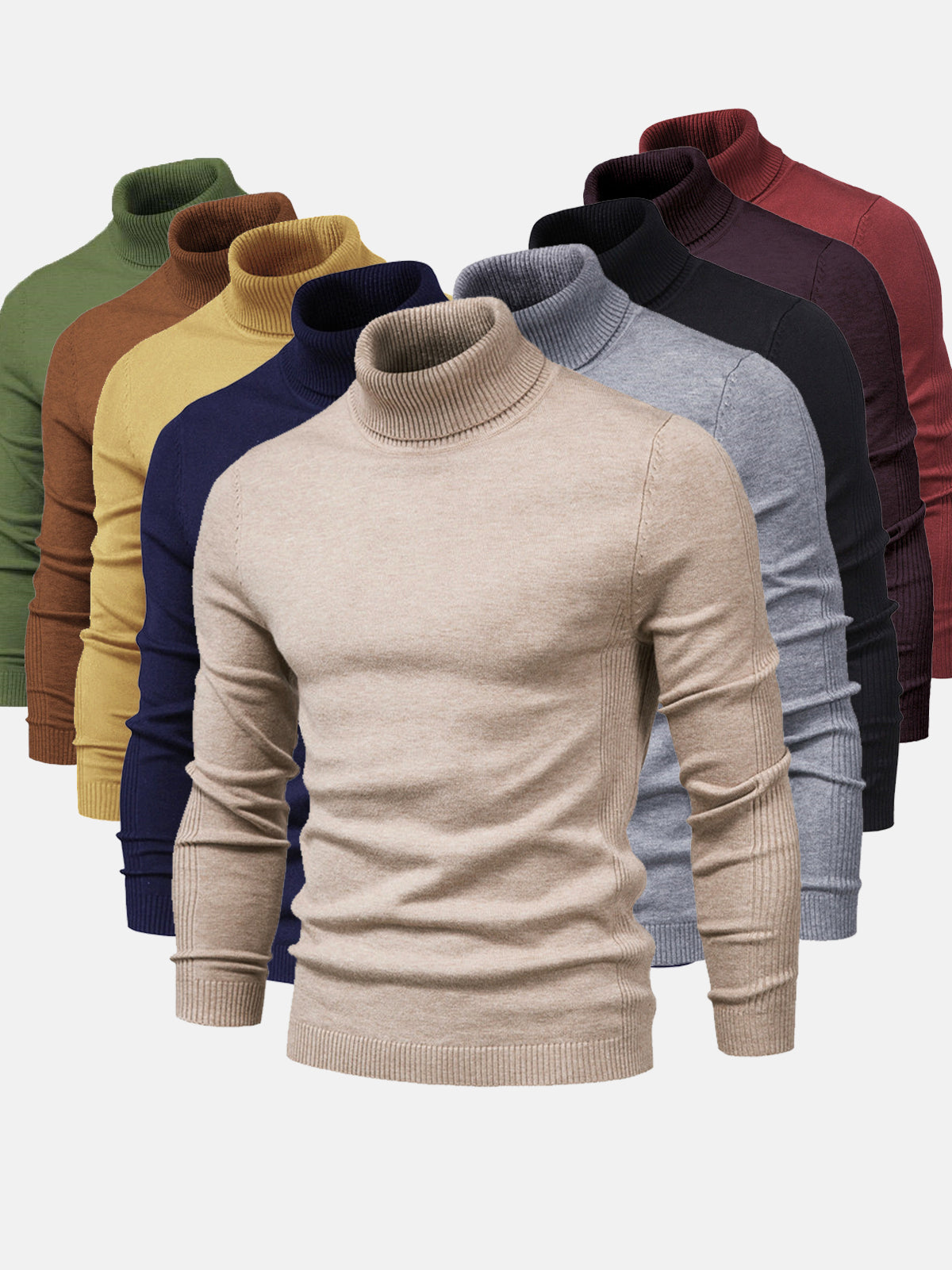 Frederik | Vaskbar rullekravesweater til mænd