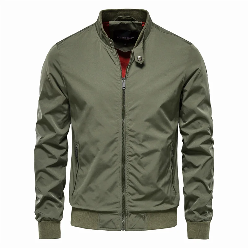 Stilfuld Herre Bomberjakke til Sommerens Trendy Looks