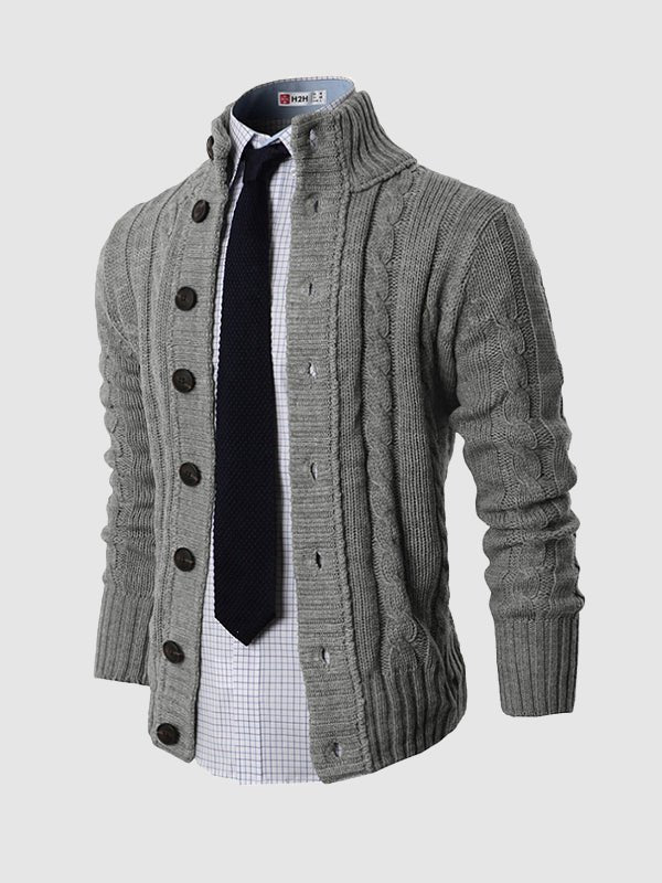 Martin | Cardigan med knapper til mænd