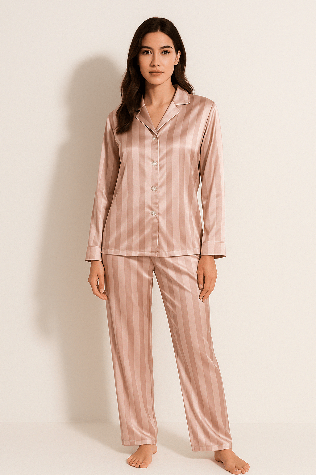 Signe | Gestreifet Pyjamasæt til Kvinder