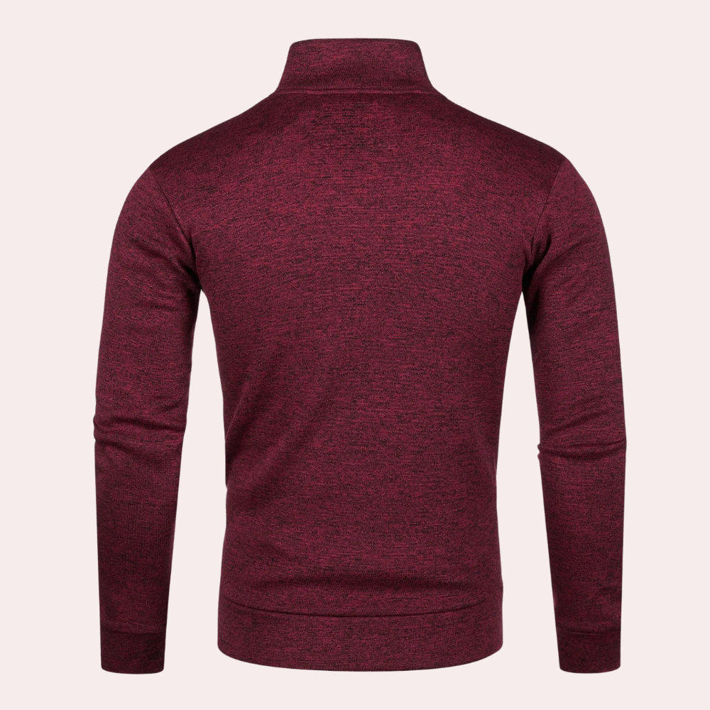 Bo | Moderne cardigan med lynlås til mænd