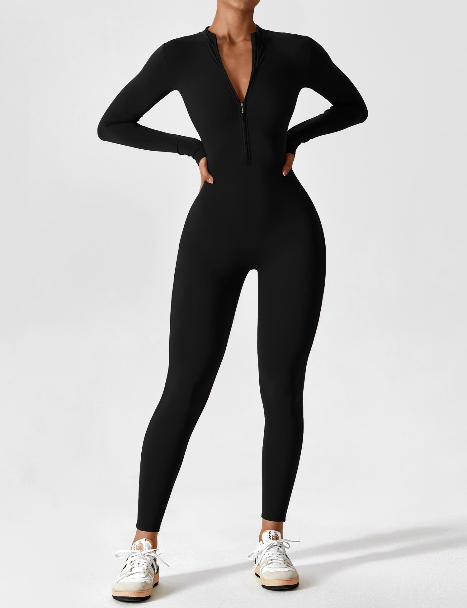 Helga | Elegant Premium Bodysuit med Lynlås