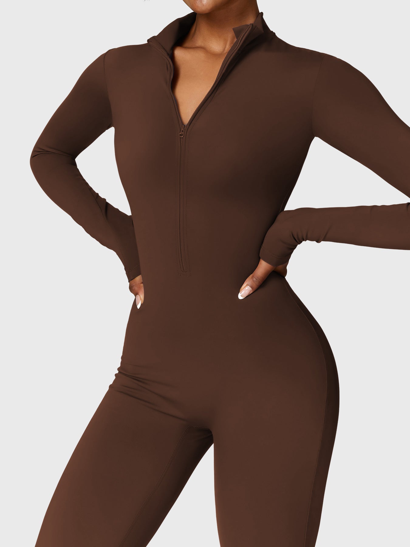 Helga | Elegant Premium Bodysuit med Lynlås