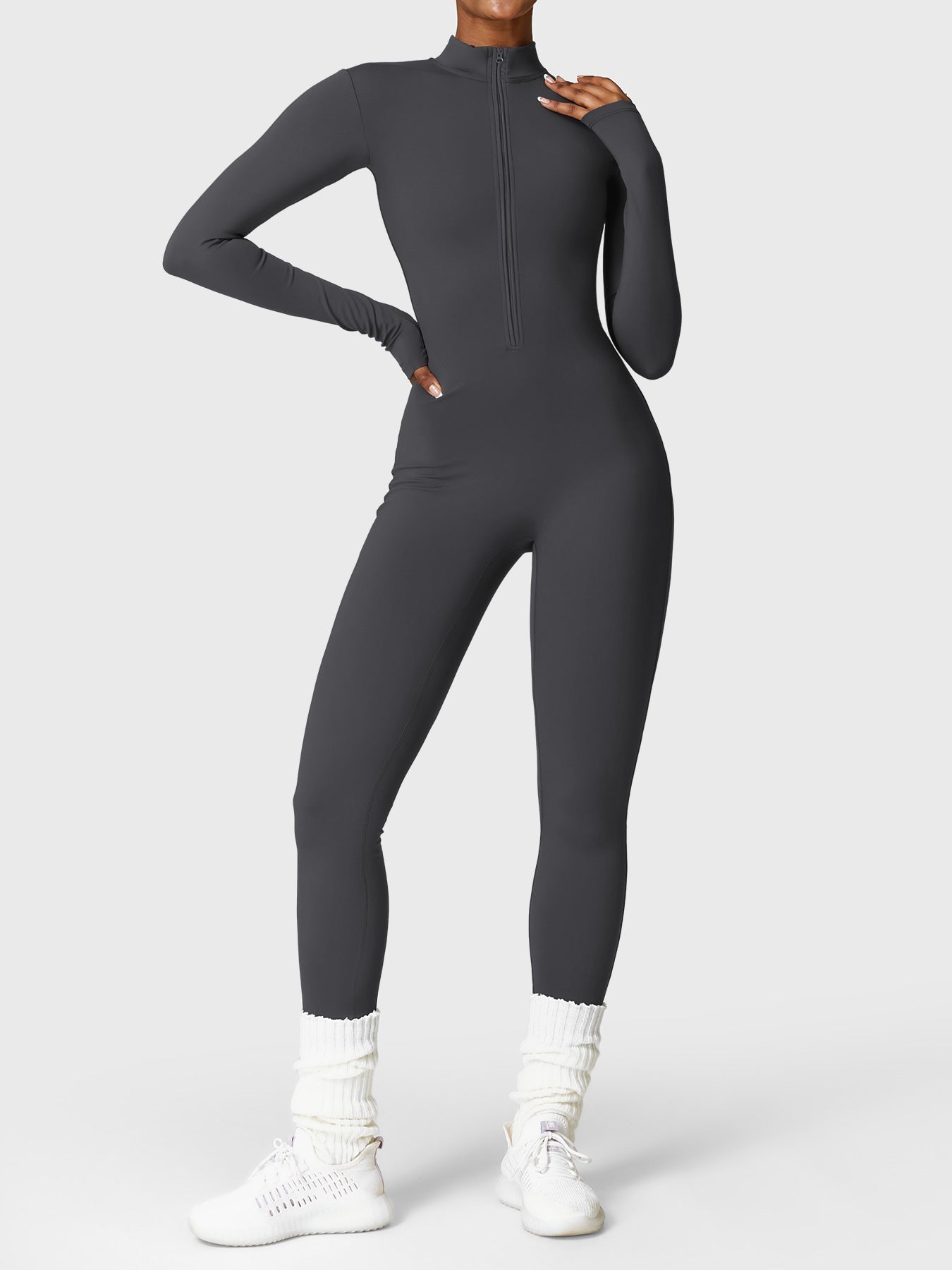 Helga | Elegant Premium Bodysuit med Lynlås