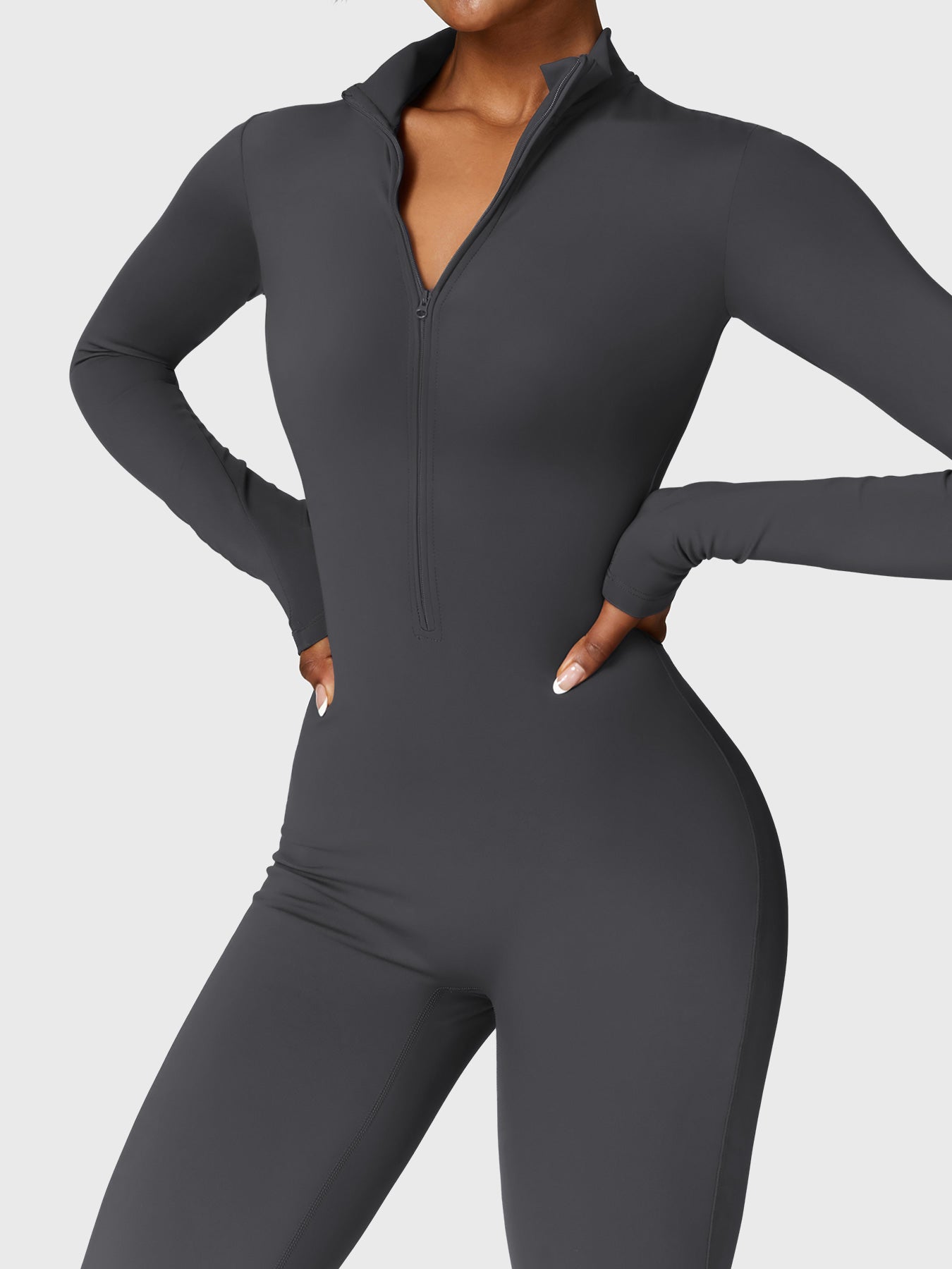 Helga | Elegant Premium Bodysuit med Lynlås