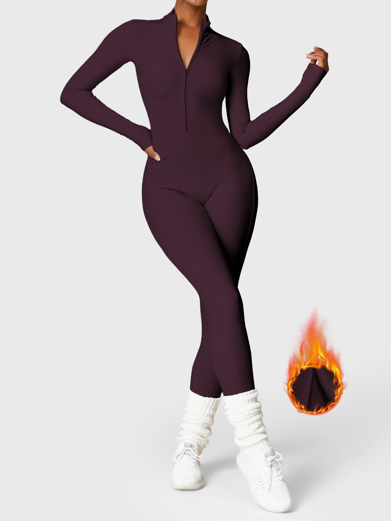 Helga | Elegant Premium Bodysuit med Lynlås