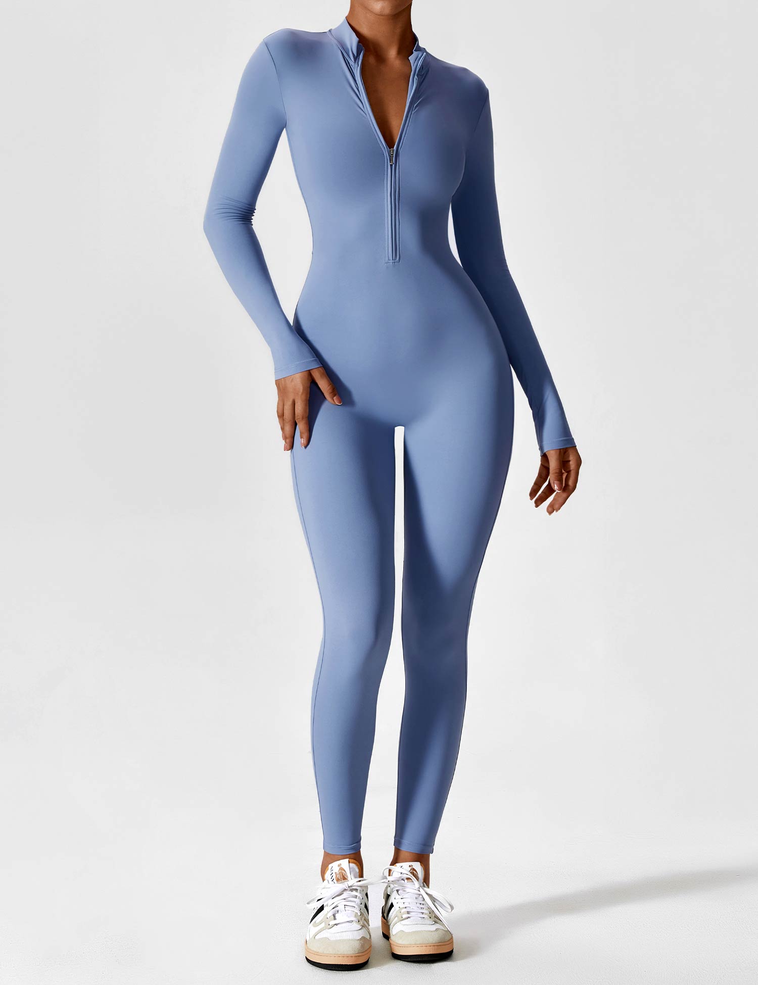 Helga | Elegant Premium Bodysuit med Lynlås