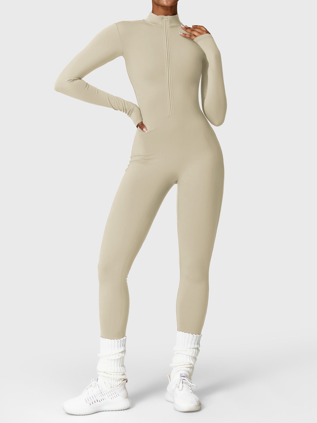 Helga | Elegant Premium Bodysuit med Lynlås