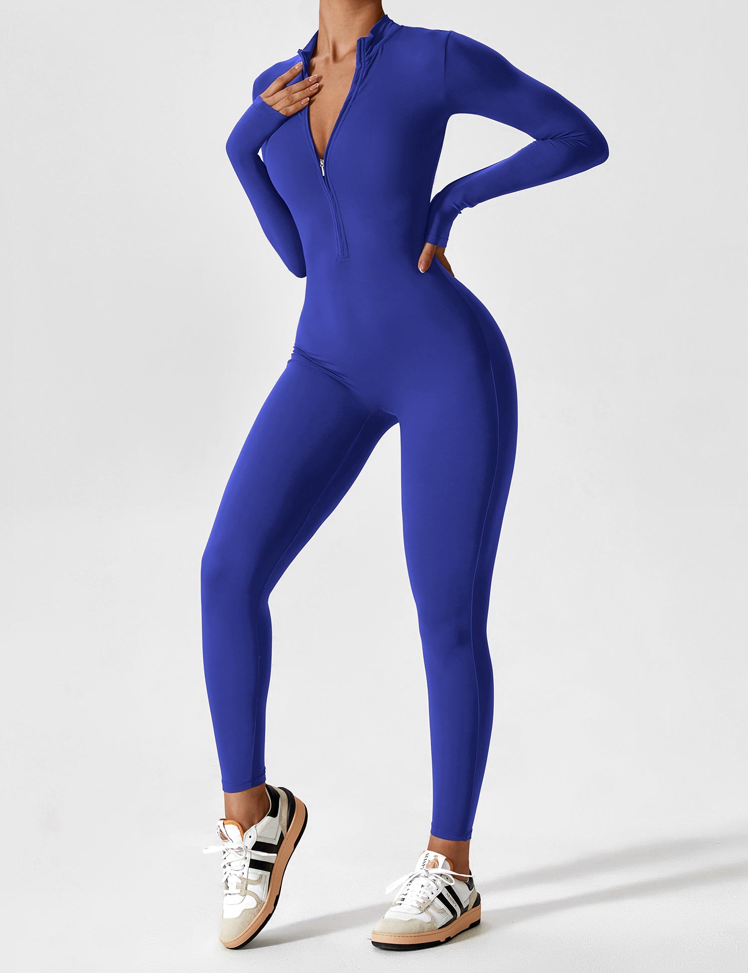 Helga | Elegant Premium Bodysuit med Lynlås