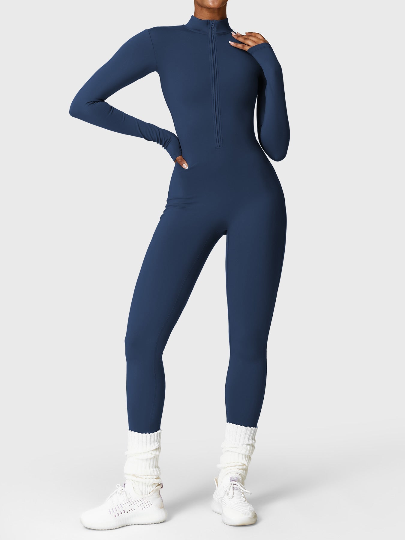 Helga | Elegant Premium Bodysuit med Lynlås