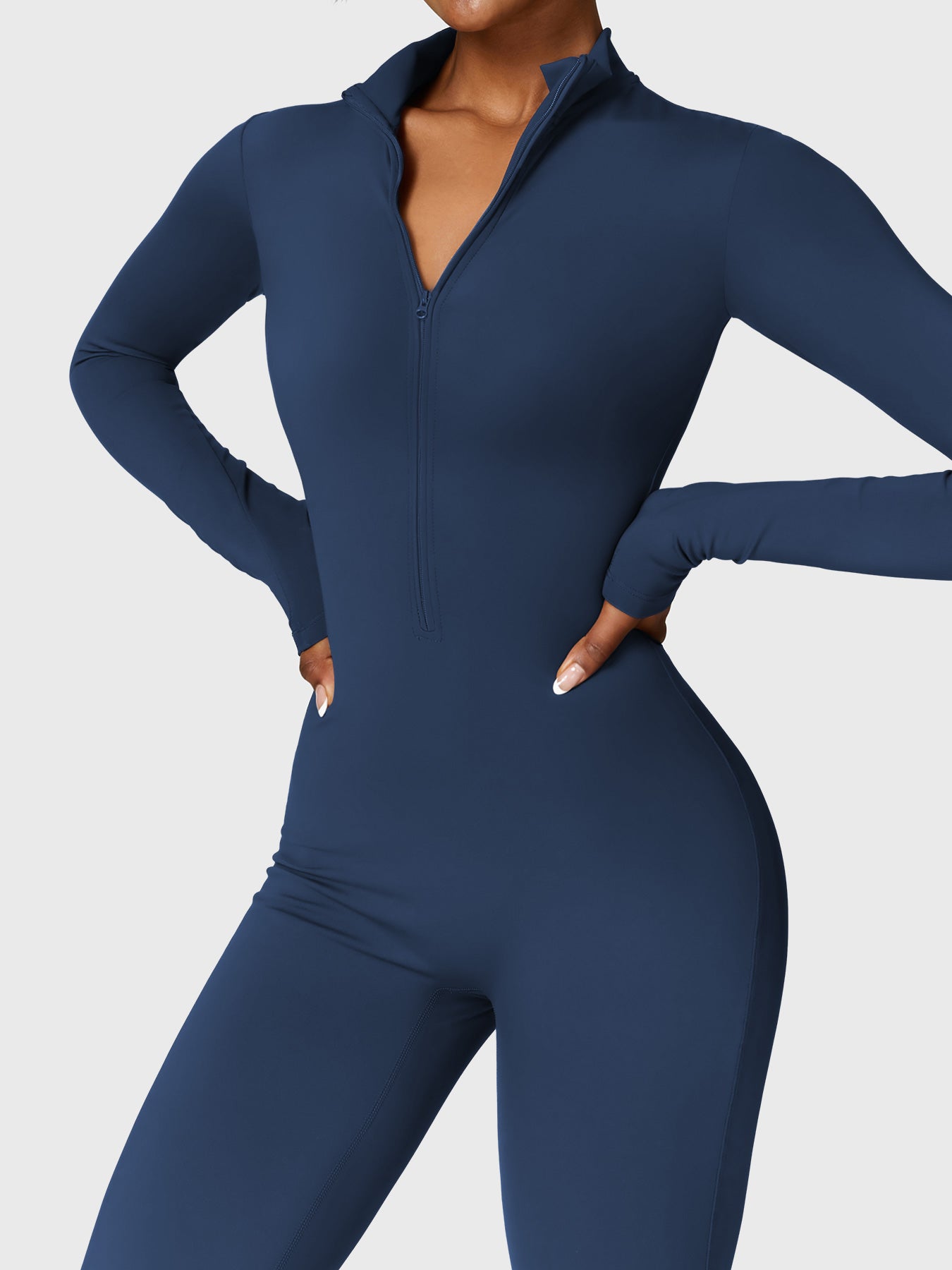 Helga | Elegant Premium Bodysuit med Lynlås