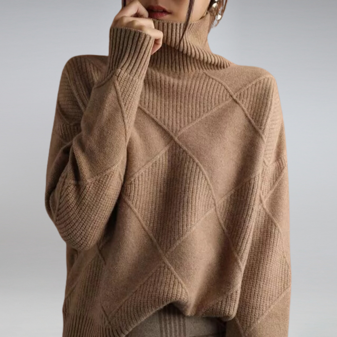 Rebekka | Blød Dame Cashmere Rullekrave til Vinter