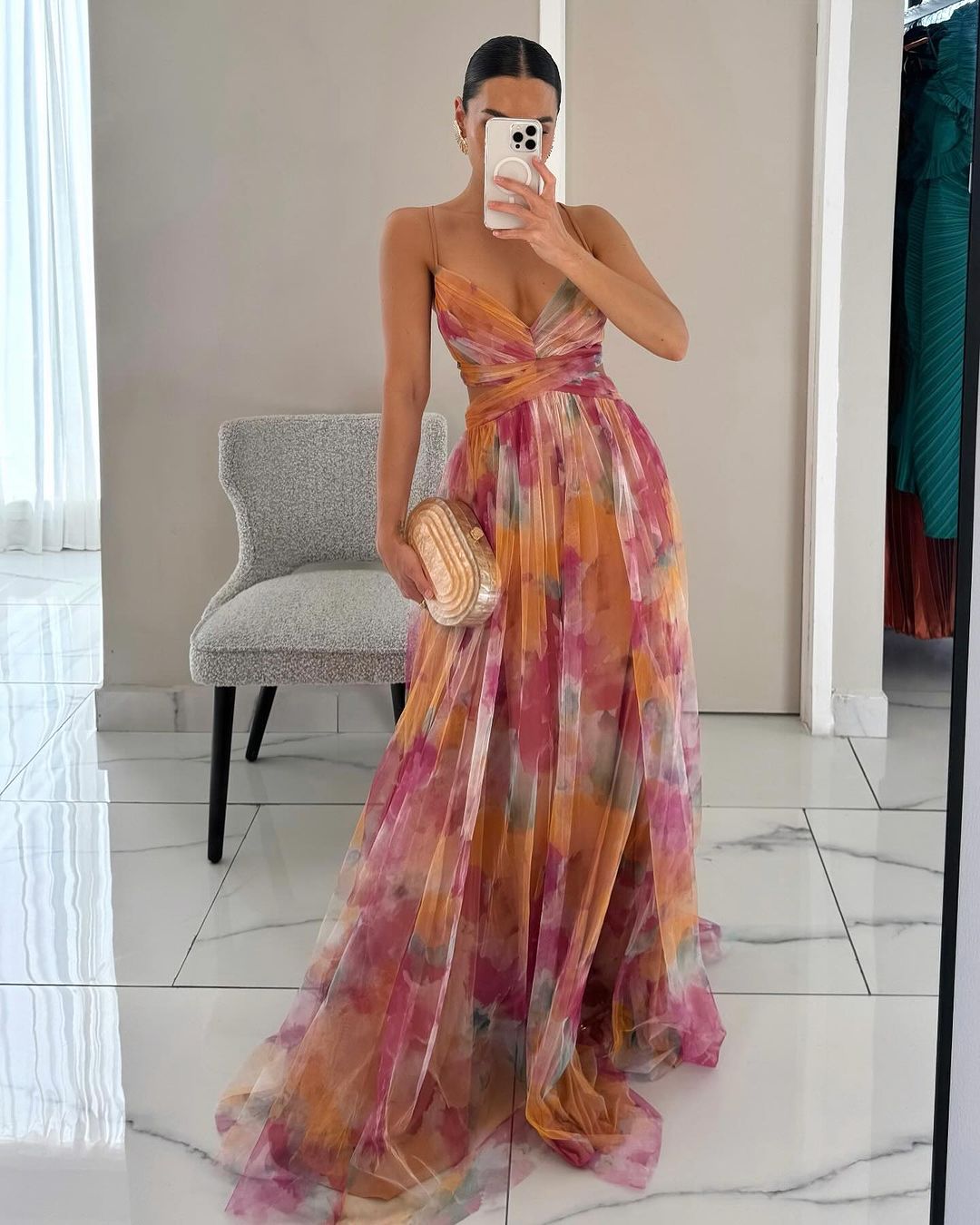 Eléna | Elegant Blomsterkjole