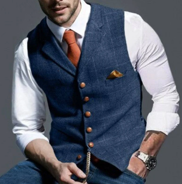 Lars - Elegant herre gilet – Stilfuld, komfortabel og alsidig