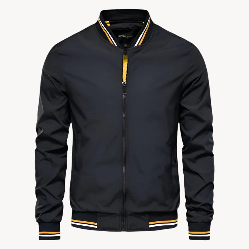 Moderne Herre Bomberjakke i Stilfuldt Design